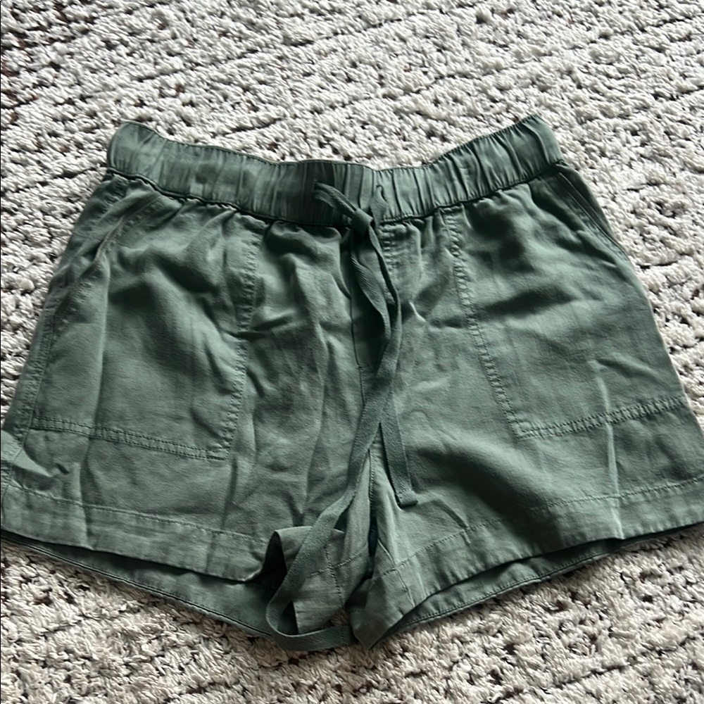 Olive Green Women's Shorts
